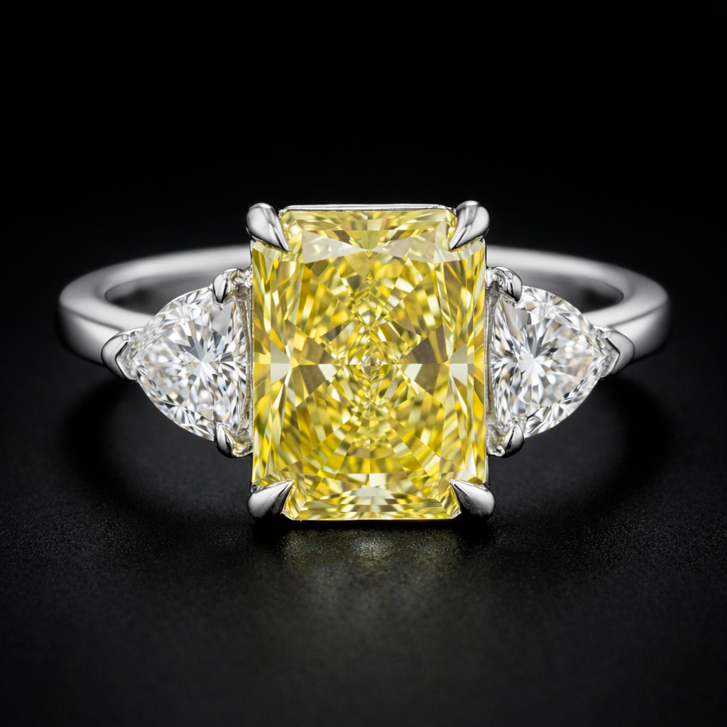 Aurora Royale Radiant Ring - Auvra Diamonds