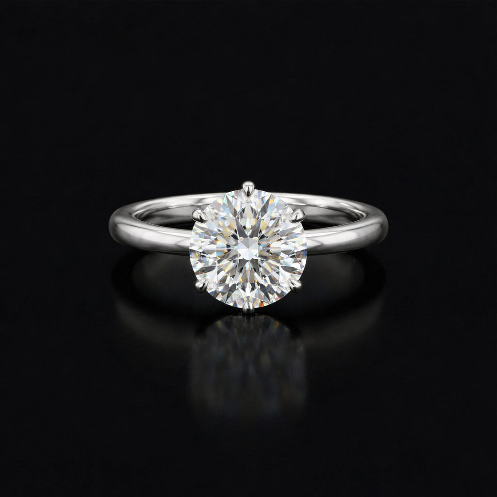 Celeste Crown Solitaire - Auvra Diamonds