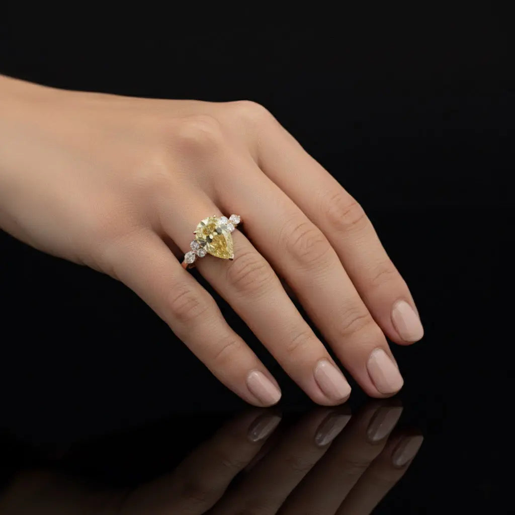 Golden Teardrop Radiance Ring - Auvra Diamonds Golden Teardrop Radiance Ring - Auvra Diamonds Golden Teardrop Radiance Ring Auvra Diamonds Ring jesrxs-2i.myshopify.com golden-teardrop-radiance-ring