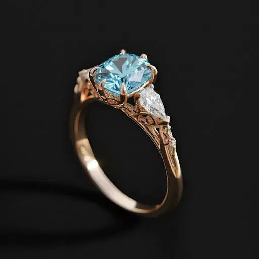 Velvet Bloom Solitaire Ring Auvra Diamonds Ring jesrxs-2i.myshopify.com velvet-bloom-solitaire-ring