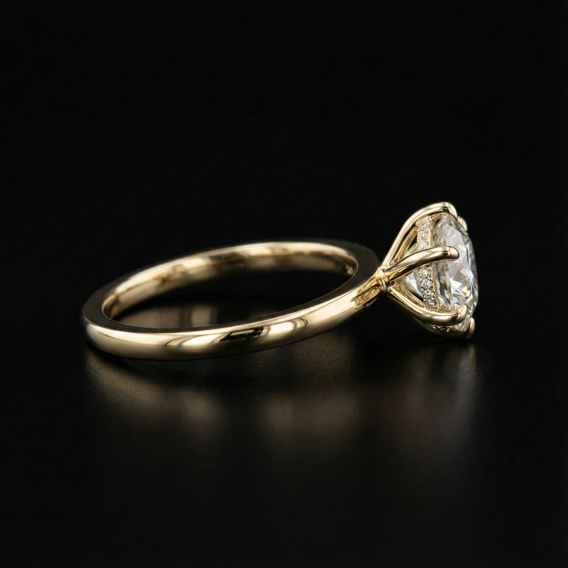 Celeste Crown Solitaire - Auvra Diamonds