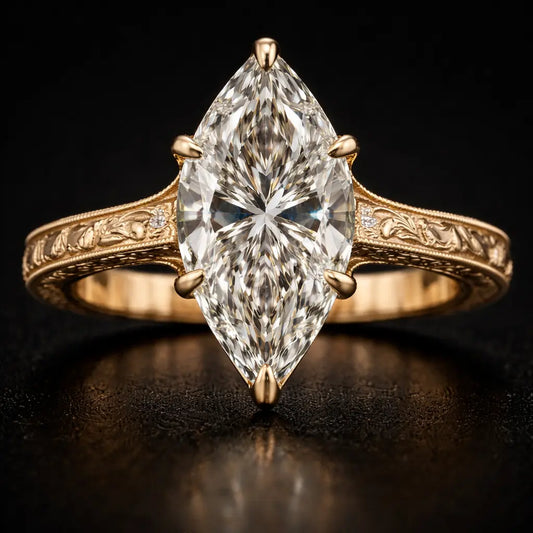 Amalfi Marquise Ring Auvra Diamonds Ring jesrxs-2i.myshopify.com amalfi-marquise-ring