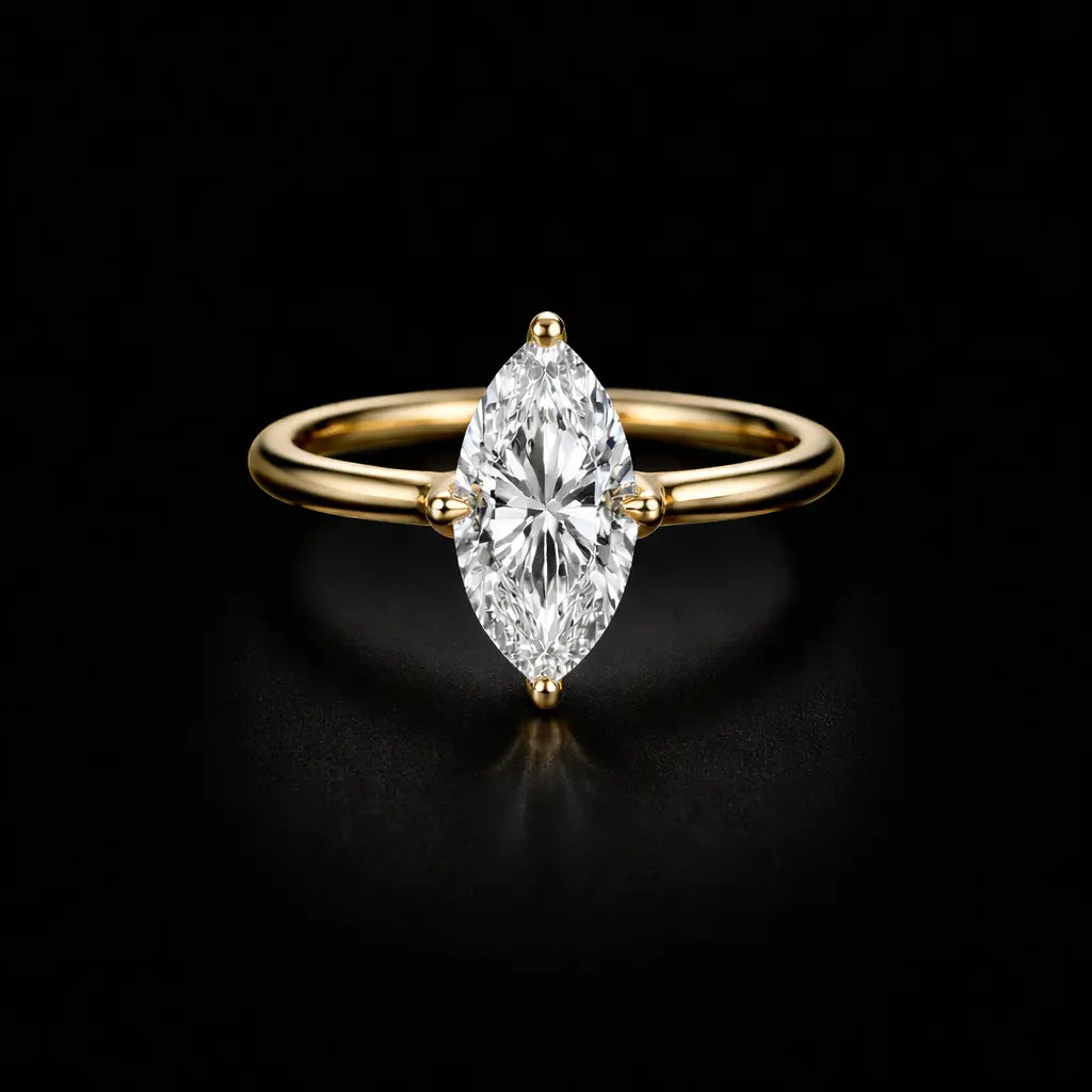 Elysian Marquise Grace Ring - Auvra Diamonds