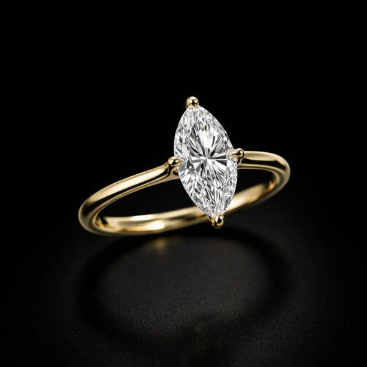 Elysian Marquise Grace Ring - Auvra Diamonds