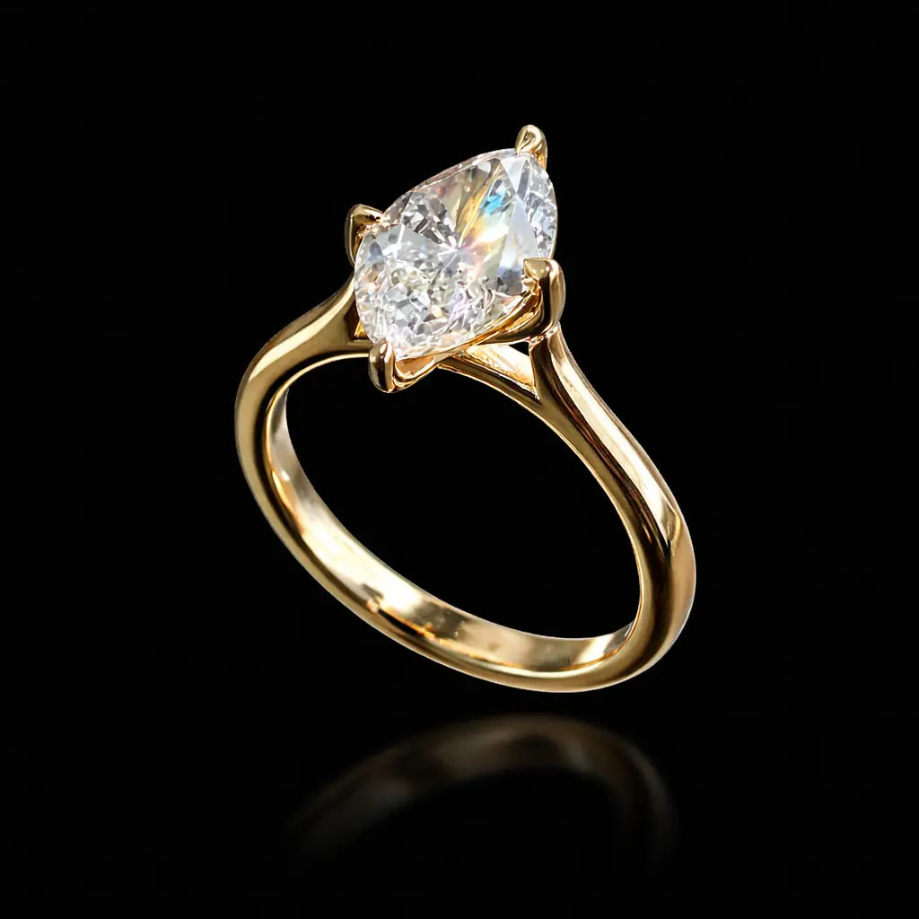 Elysian Marquise Grace Ring - Auvra Diamonds