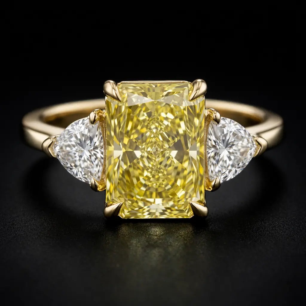 Aurora Royale Radiant Ring - Auvra Diamonds
