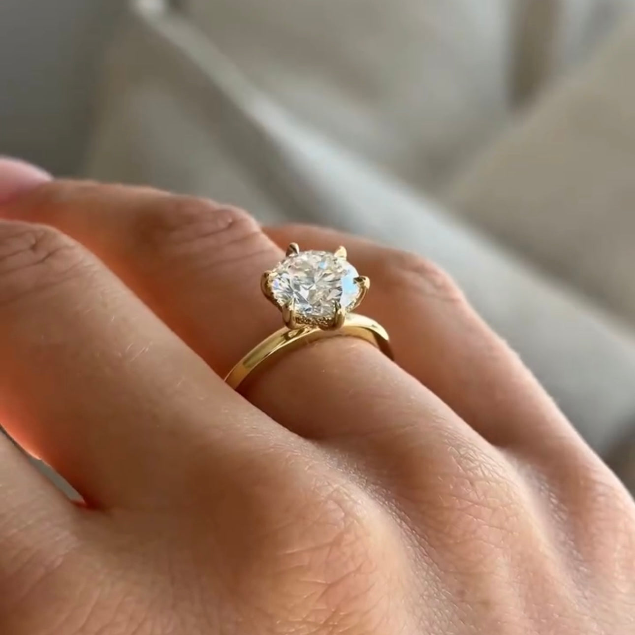 Celeste Crown Solitaire - Auvra Diamonds