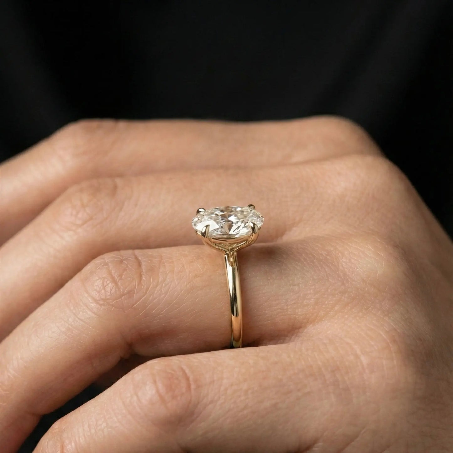 The Classic Oval Ring - Auvra Diamonds