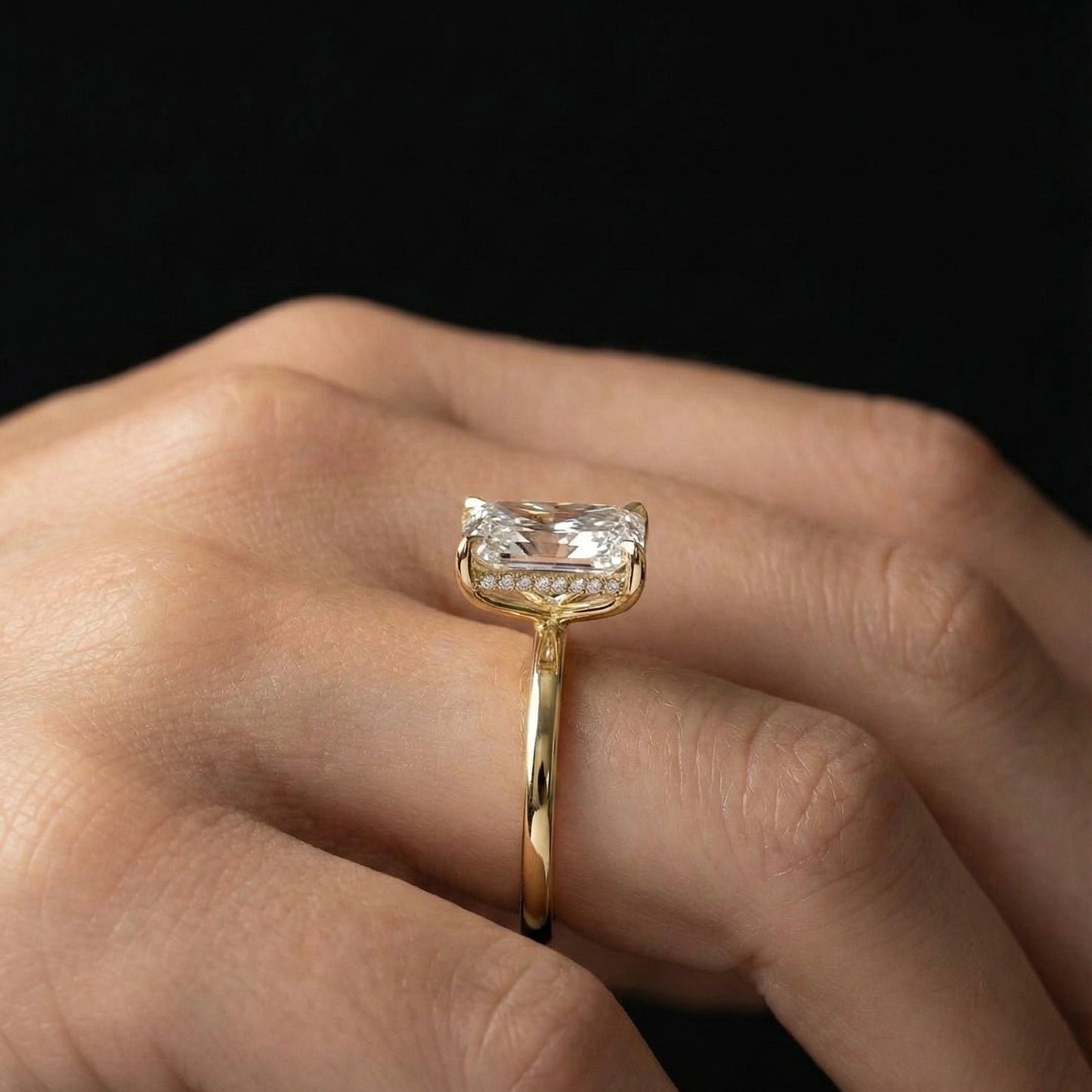 the Luminary Ring - Auvra Diamonds