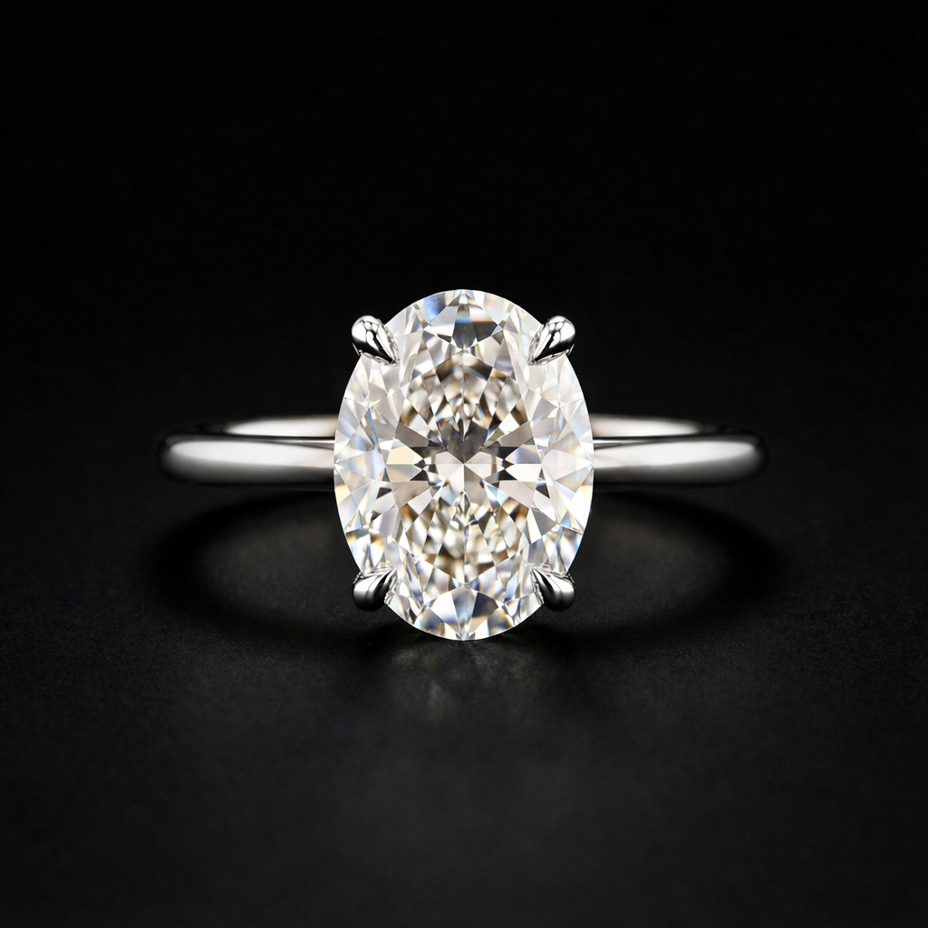 The Classic Oval Ring - Auvra Diamonds