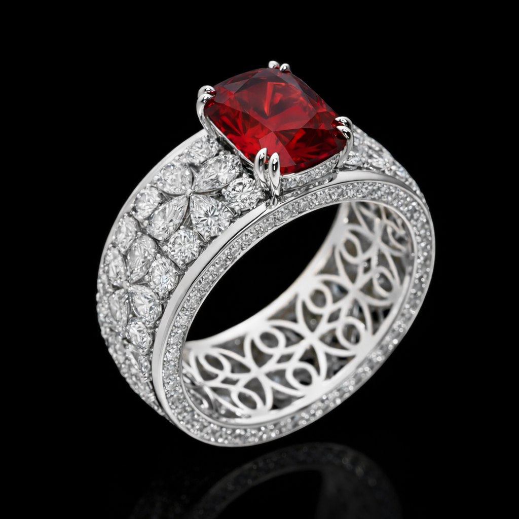 Sovereign Ruby Ring - Auvra Diamonds