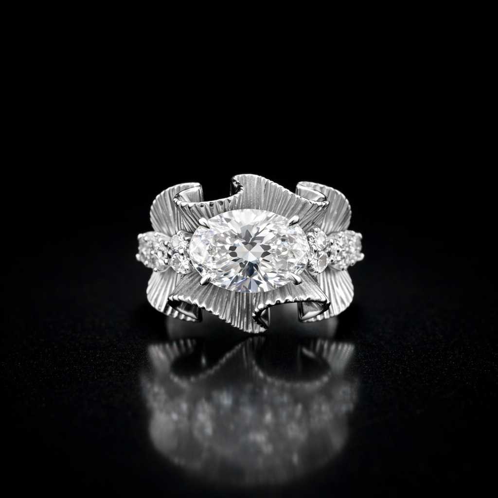 Veloria Signature Ring - Auvra Diamonds