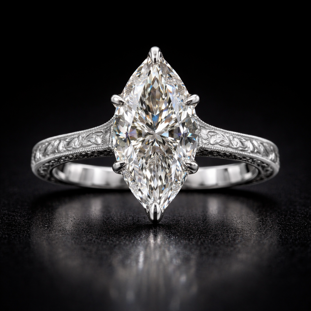 Amalfi Marquise Ring - Auvra Diamonds