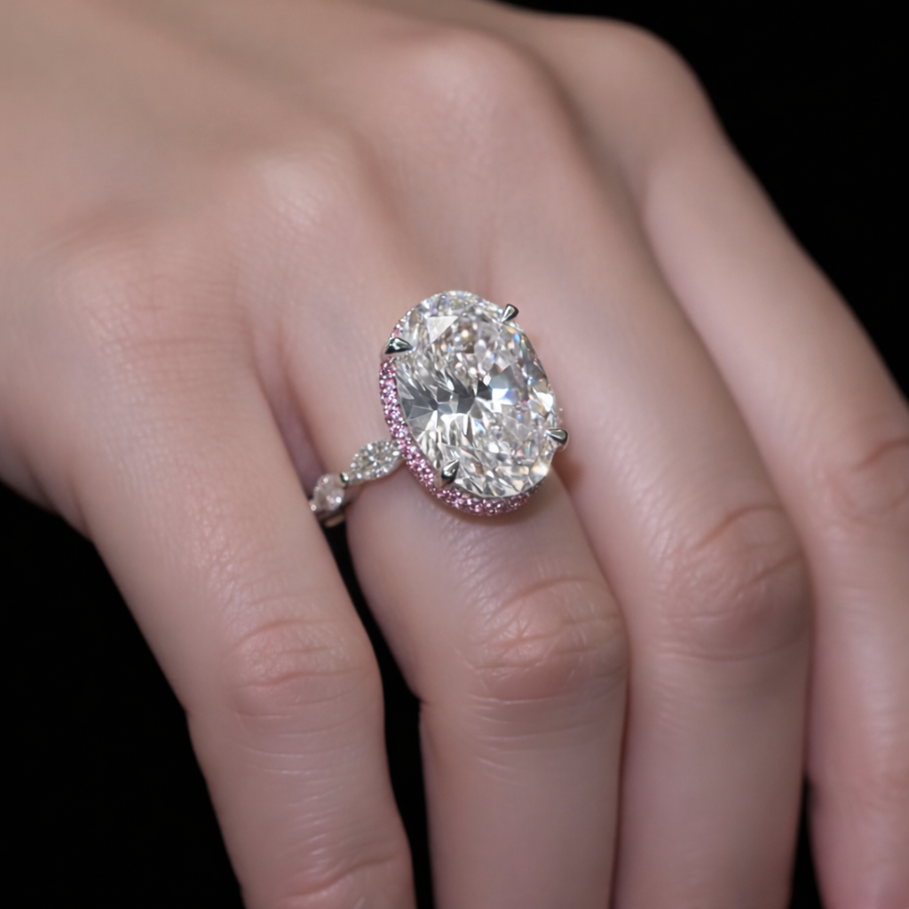 The Seraphina Ring Meaning fiery ones - Auvra Diamonds