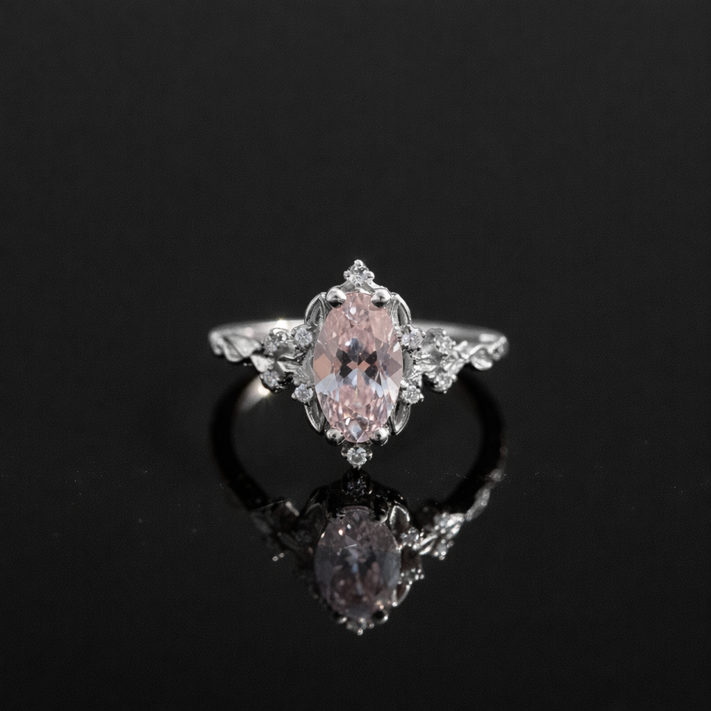 The Pink Petal Ring - Auvra Diamonds