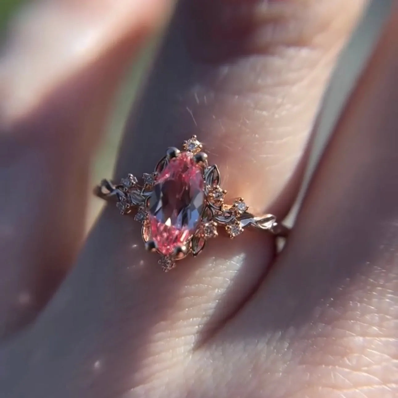 The Pink Petal Ring - Auvra Diamonds The Pink Petal Ring - Auvra Diamonds The Pink Petal Ring AuvraDaimonds Ring jesrxs-2i.myshopify.com blushing-blossom-ring