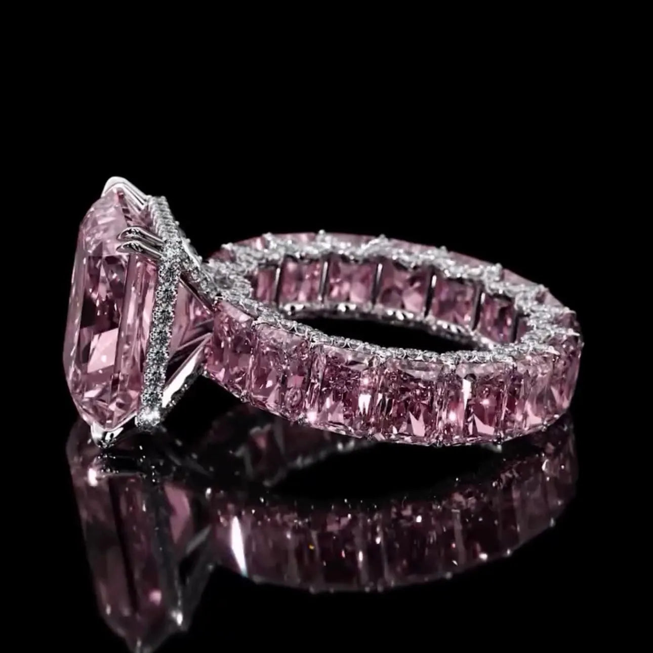 Pink Radiance Emerald Eternity Ring - Auvra Diamonds Pink Radiance Emerald Eternity Ring - Auvra Diamonds Pink Radiance Emerald Eternity Ring AuvraDaimonds Ring jesrxs-2i.myshopify.com pink-radiance-emerald-eternity-ring