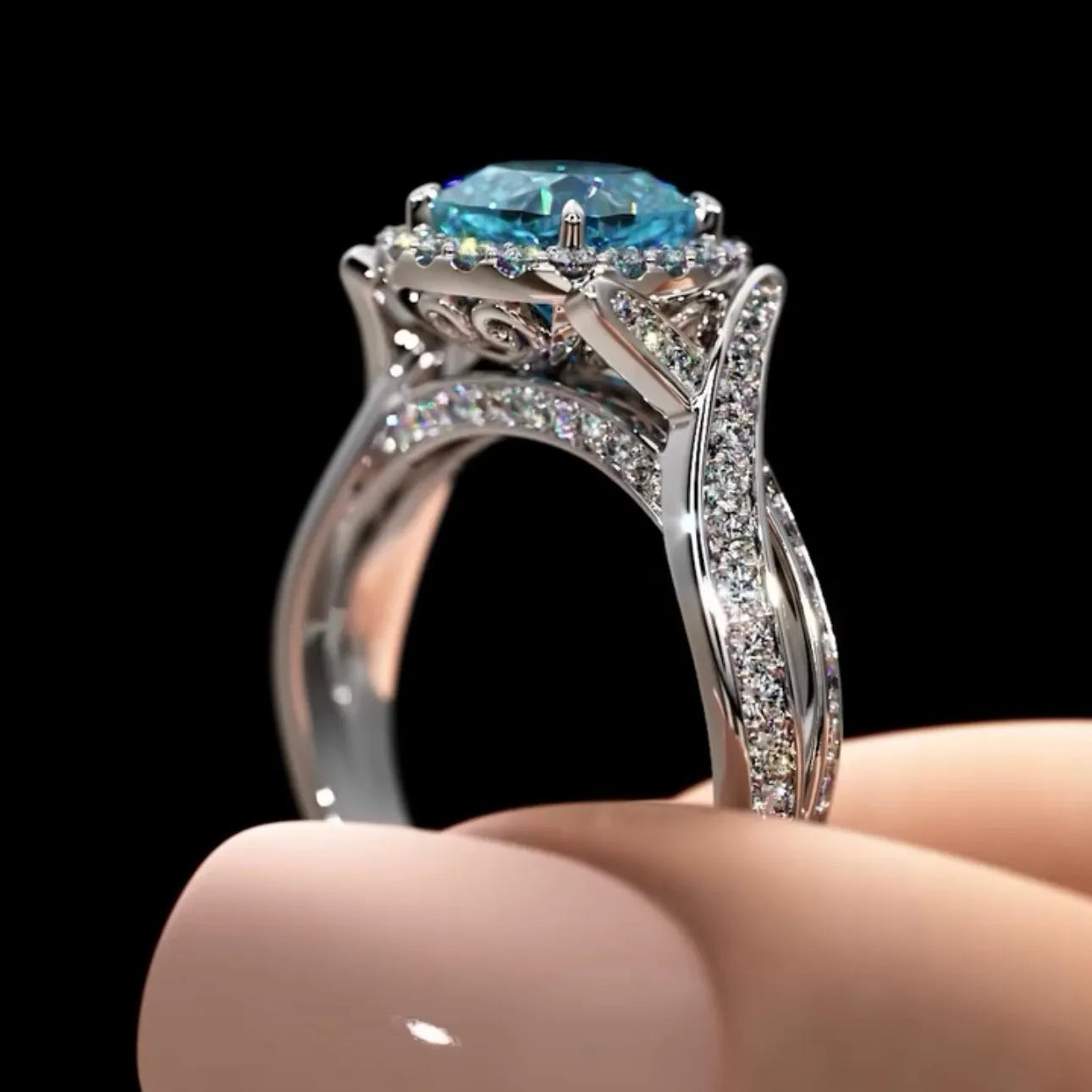 Halcyon Blue Diamond Ring - Auvra Diamonds Halcyon Blue Diamond Ring - Auvra Diamonds Halcyon Blue Diamond Ring Auvra Diamonds Ring jesrxs-2i.myshopify.com halcyon-blue-diamond-ring