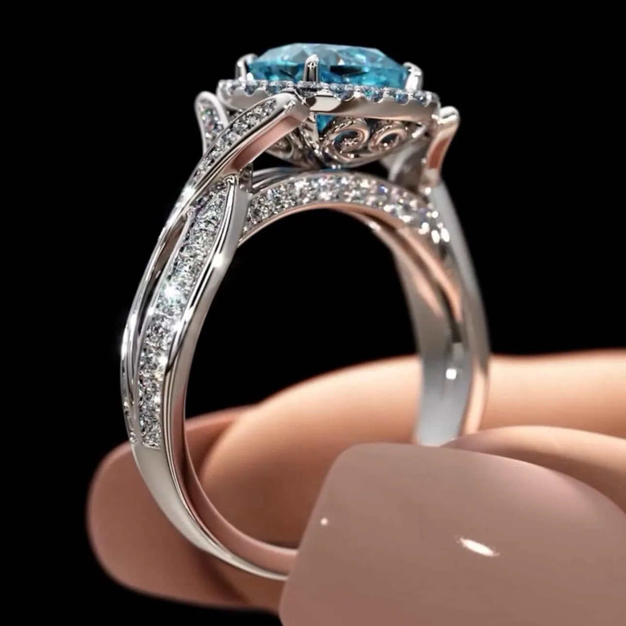 Halcyon Blue Diamond Ring - Auvra Diamonds Halcyon Blue Diamond Ring - Auvra Diamonds Halcyon Blue Diamond Ring Auvra Diamonds Ring jesrxs-2i.myshopify.com halcyon-blue-diamond-ring