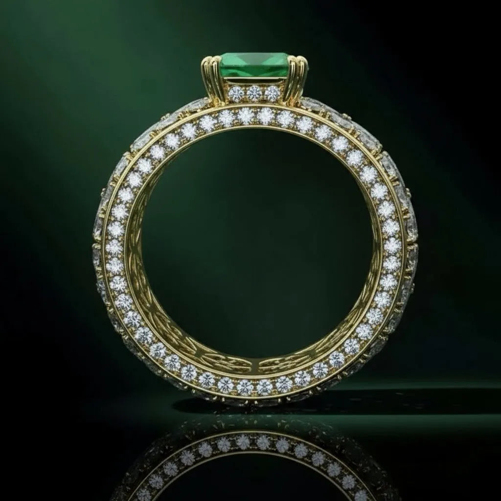 The Emerald Canopy Ring - Auvra Diamonds The Emerald Canopy Ring - Auvra Diamonds The Emerald Canopy Ring Auvra Diamonds Ring jesrxs-2i.myshopify.com the-emerald-canopy-ring