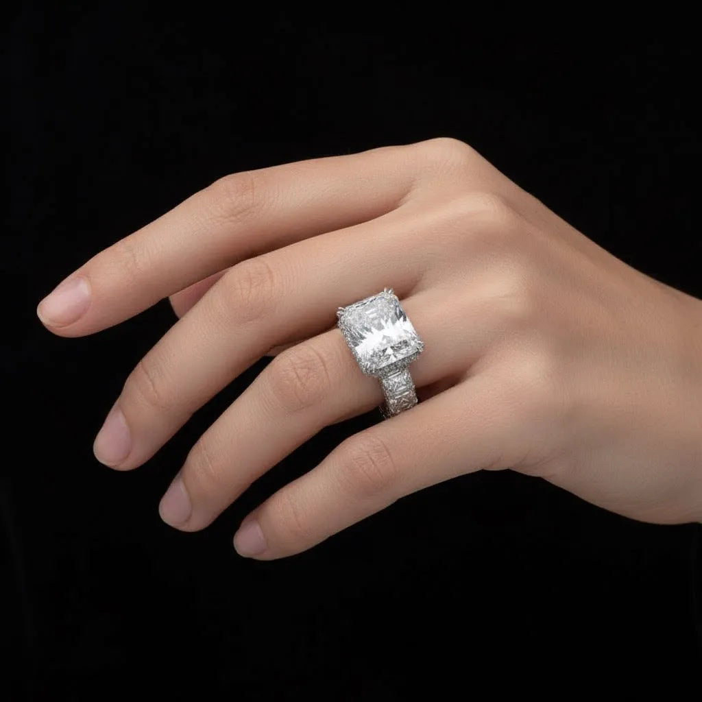 Radiant Zenith Ring - Auvra Diamonds Radiant Zenith Ring - Auvra Diamonds Radiant Zenith Ring Auvra Diamonds Ring jesrxs-2i.myshopify.com radiant-zenith-ring