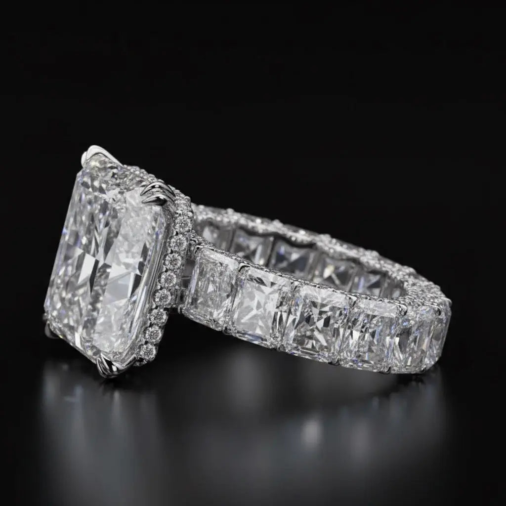 Radiant Zenith Ring - Auvra Diamonds