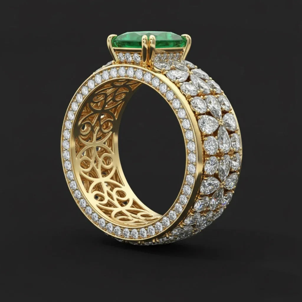 The Emerald Canopy Ring - Auvra Diamonds The Emerald Canopy Ring - Auvra Diamonds The Emerald Canopy Ring Auvra Diamonds Ring jesrxs-2i.myshopify.com the-emerald-canopy-ring