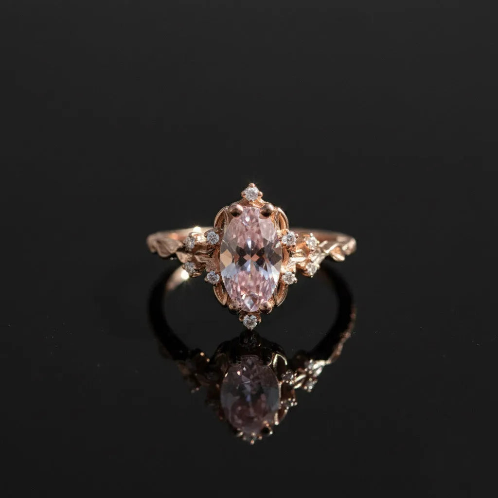 The Pink Petal Ring - Auvra Diamonds The Pink Petal Ring - Auvra Diamonds The Pink Petal Ring AuvraDaimonds Ring jesrxs-2i.myshopify.com blushing-blossom-ring