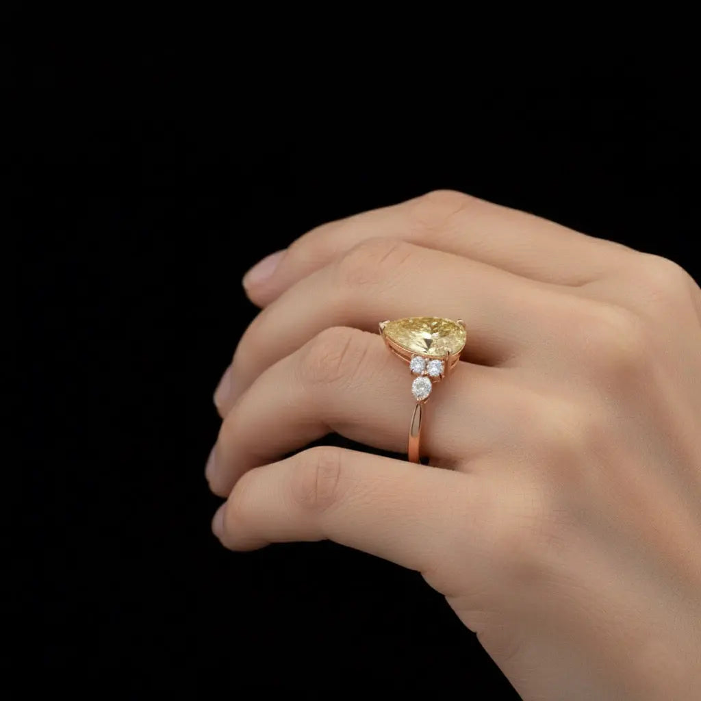 Golden Teardrop Radiance Ring - Auvra Diamonds Golden Teardrop Radiance Ring - Auvra Diamonds Golden Teardrop Radiance Ring Auvra Diamonds Ring jesrxs-2i.myshopify.com golden-teardrop-radiance-ring