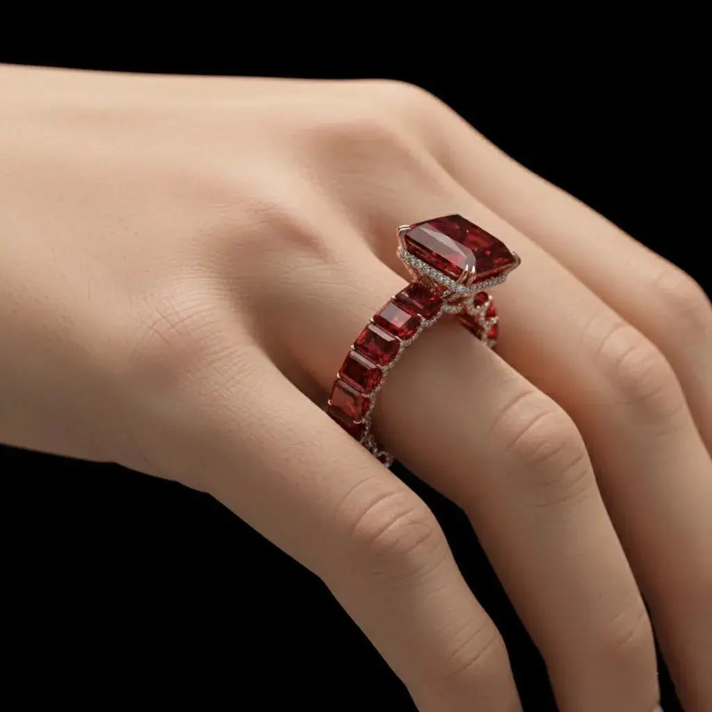 Red Ruby Haute Ring AuvraDaimonds Ring jesrxs-2i.myshopify.com red-ruby-haute-ring