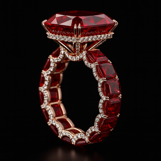 Red Ruby Haute Ring