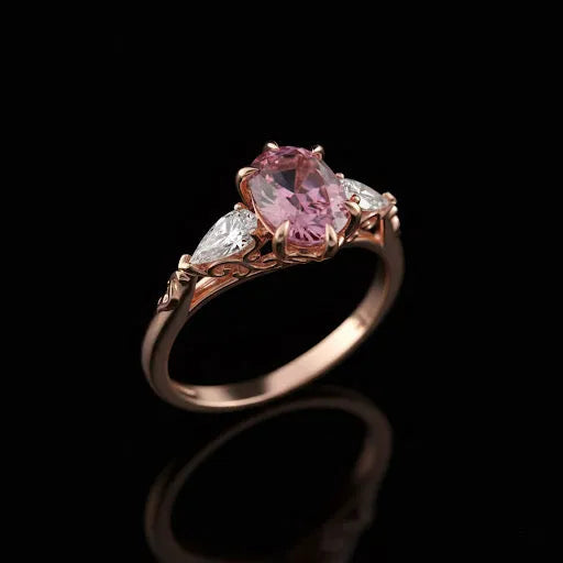 Velvet Bloom Solitaire Ring Auvra Diamonds Ring jesrxs-2i.myshopify.com velvet-bloom-solitaire-ring