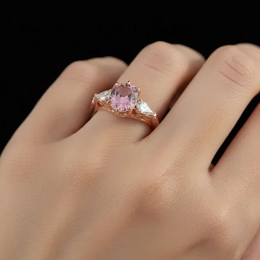 Velvet Bloom Solitaire Ring Auvra Diamonds Ring jesrxs-2i.myshopify.com velvet-bloom-solitaire-ring