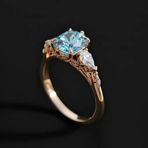 Velvet Bloom Solitaire Ring Auvra Diamonds Ring jesrxs-2i.myshopify.com velvet-bloom-solitaire-ring