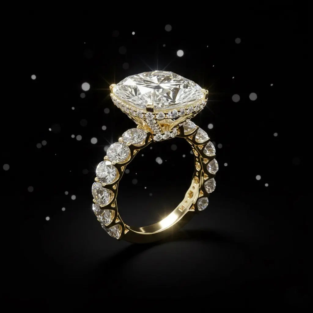 Majestic Radiant Crown Ring Auvra Diamonds Ring jesrxs-2i.myshopify.com majestic-radiant-crown-ring